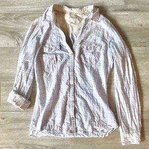 🐮2/$15 Mango Button Up Top